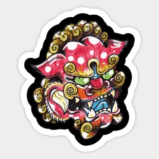 Foo Dog Sticker